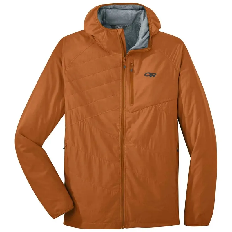 Outdoor Research Mens Refuge Air Hooded Jacket Copper